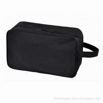 Promotional Shoe Bags, Made of 600D Polyester + Clear PVC